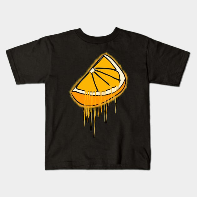 lemon ink Kids T-Shirt by berwies